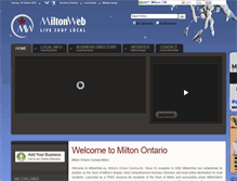 Tablet Screenshot of miltonweb.ca